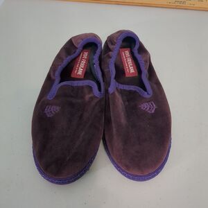 Purple Velvet Slippers By Vivi Friulane size xs